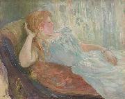 Berthe Morisot Liegendes Madchen oil painting